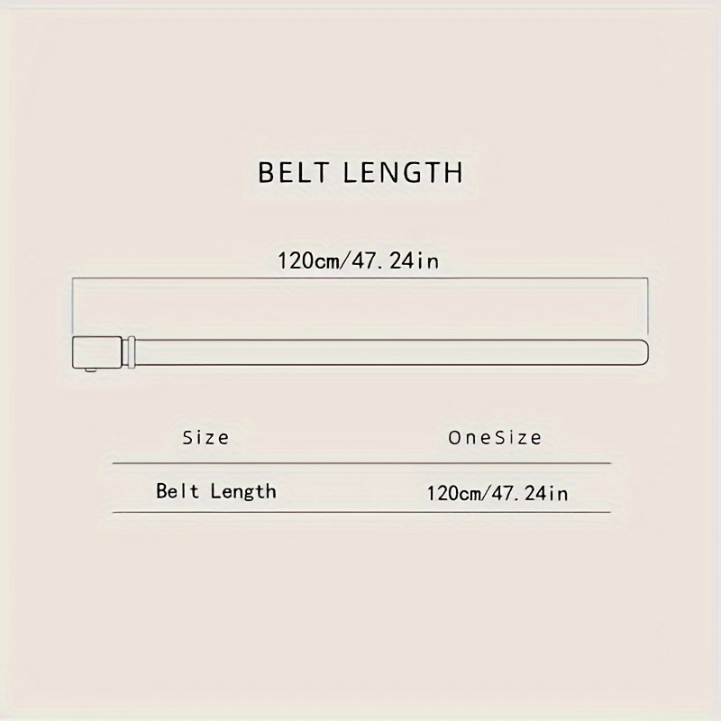 Faux Leather Belt Golden Tone Buckle